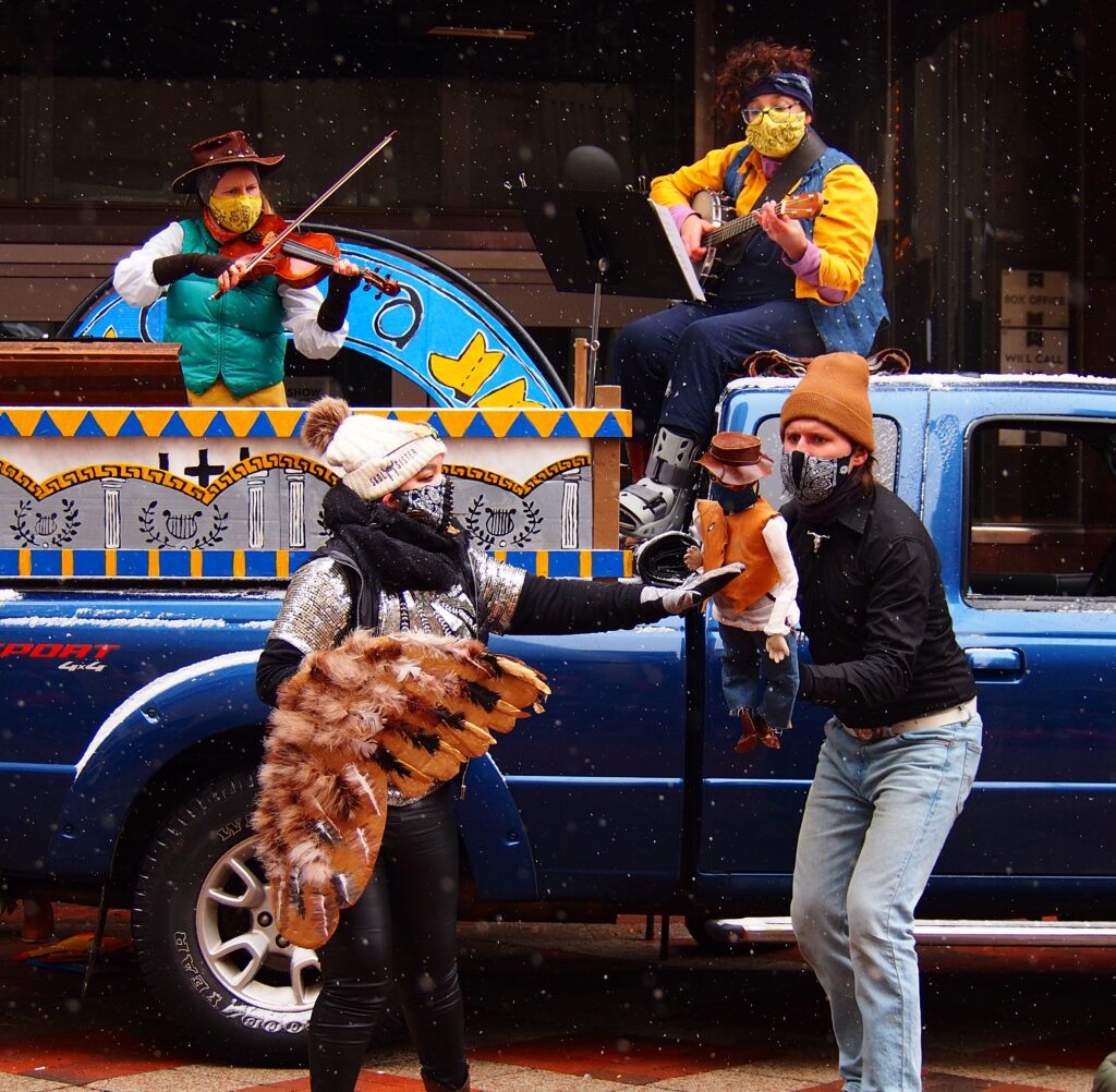 the pickup truck opera by mixed precipitation
